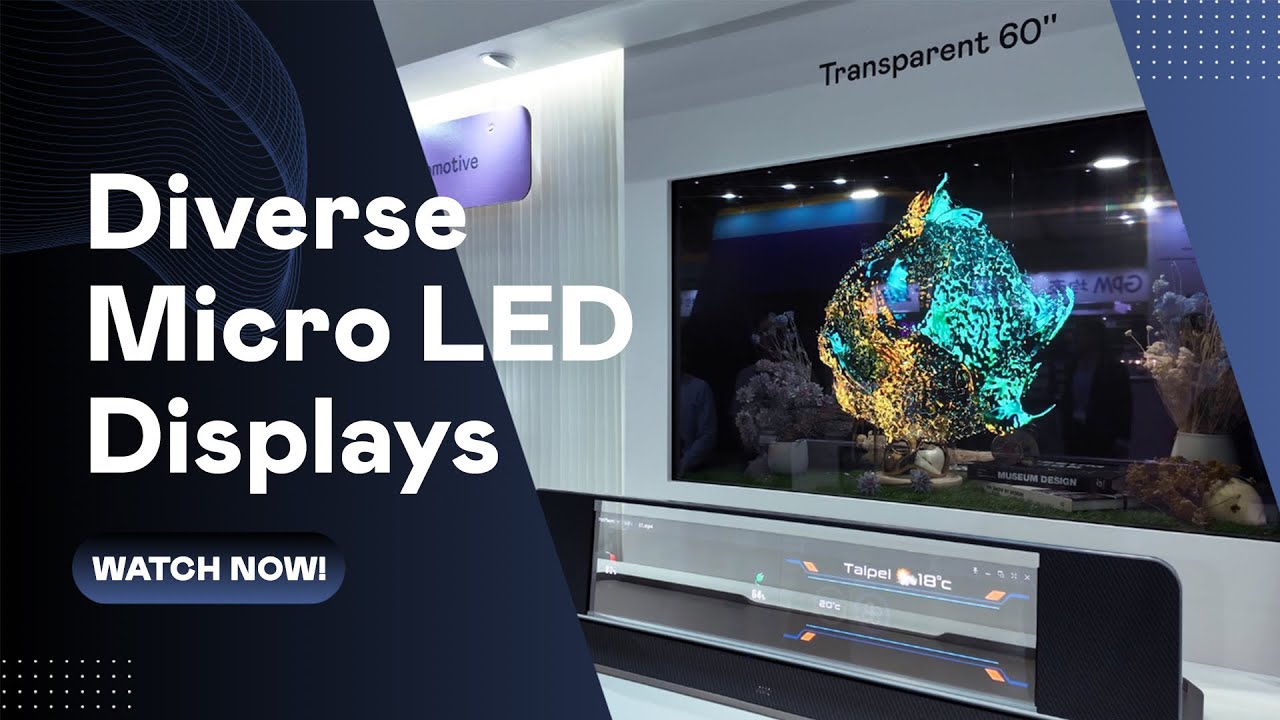 AUO X SID 2024350vip88888 Diverse Micro LED Displays