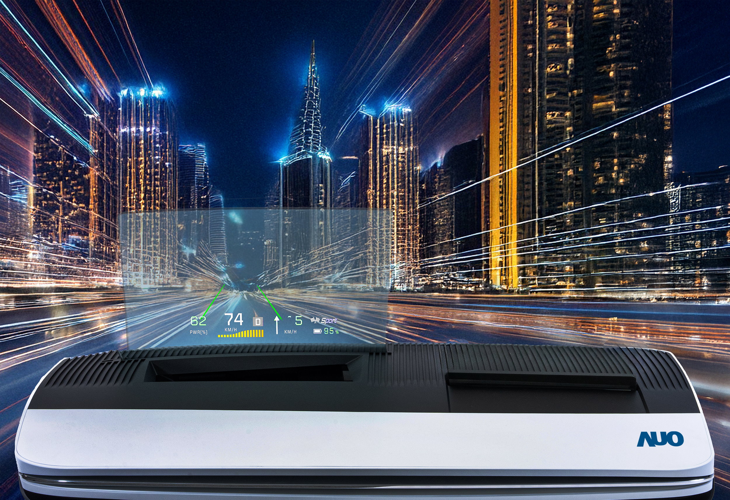 XPJ推出13吋Micro LED抬头显示器，提供高入眼亮度、高色彩饱和度的显示质量，在阳光下或黑暗中都清晰可见，并利用Micro LED模块体积小的优势，解决车用空间有限的痛点