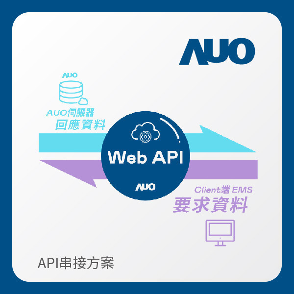 AUO API串接方案 AUO XPJ光電 API串接方案